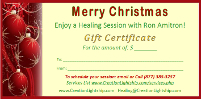 Christmas Gift Certificate